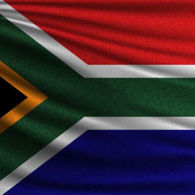 Bandiera del paese Sud Africa 90 x 150 cm - 100% poliestere