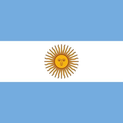 Country Flag Argentina 90 x 150 cm - 100% polyester