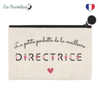 Pochette Directrice Lettres Fleuries