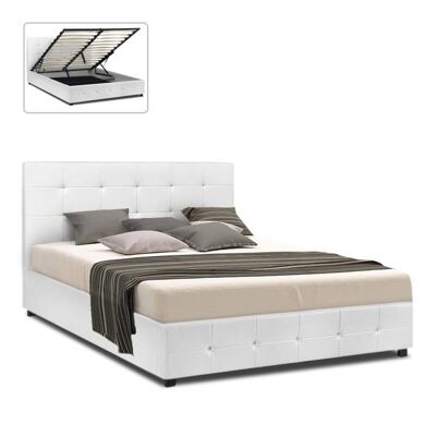 Double Bed HONDO White 160x200cm