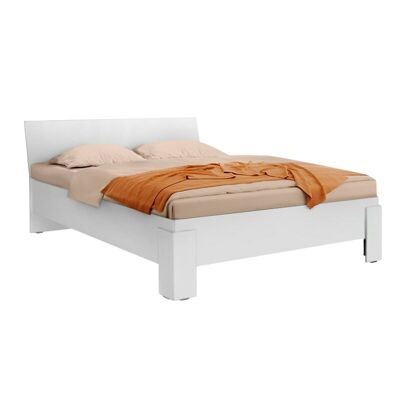 Double Bed KARINA White 160x200cm