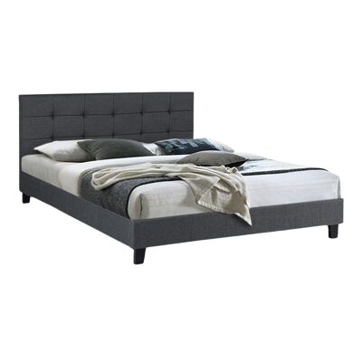 Double Bed LUCIA Anthracite160x200cm