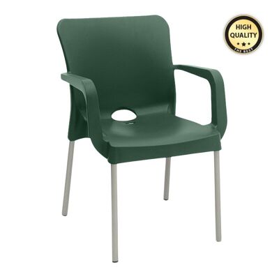 Fauteuil de jardin PARIS Vert Foncé