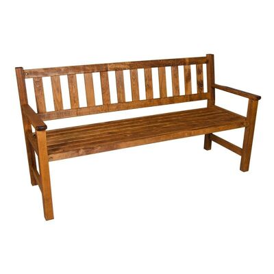 Banc de jardin EDMOND Cerisier 162x65x85cm