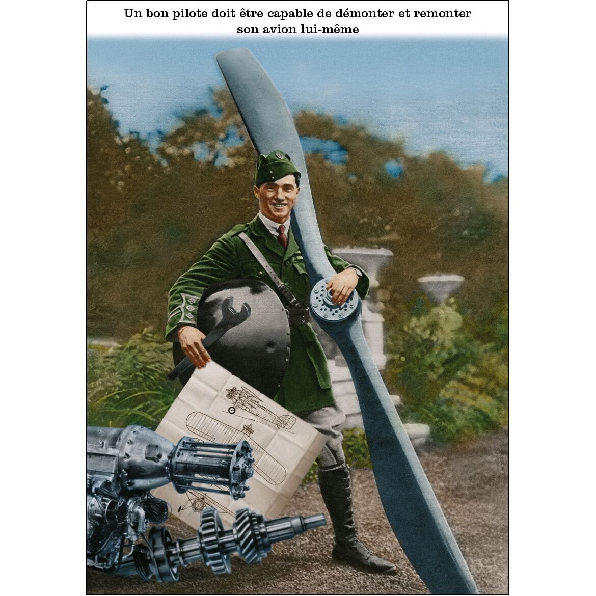 Cartolina - Un buon pilota...