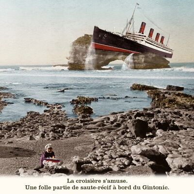 Carte postale - La croisière s'amuse.