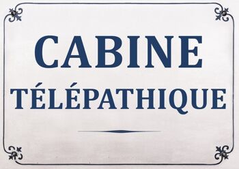 Carte postale - Cabine télépathique. 1