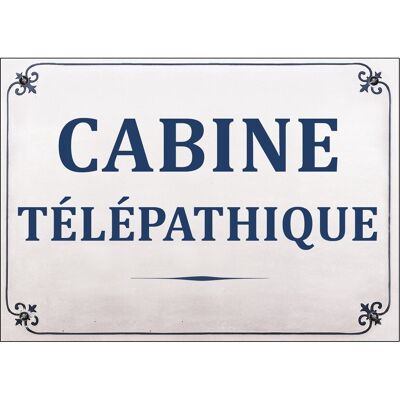 Cartolina - Cabina telepatica.