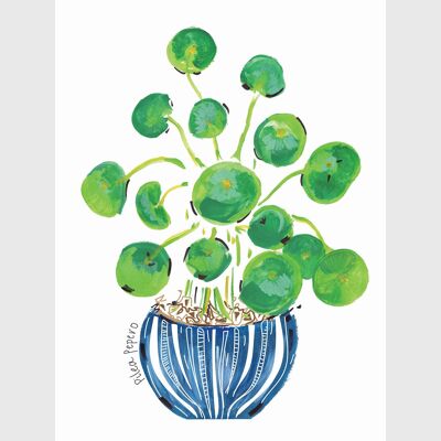 Pilea Art Print - Small