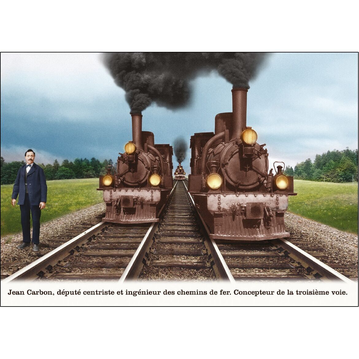 Cartolina - Progettista della Terza Via.