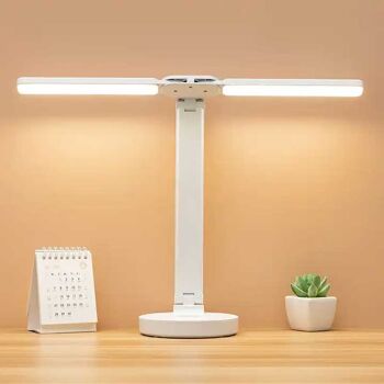 Lampe de Bureau LED ROSA rechargeable Blanc 13x13x32cm 5