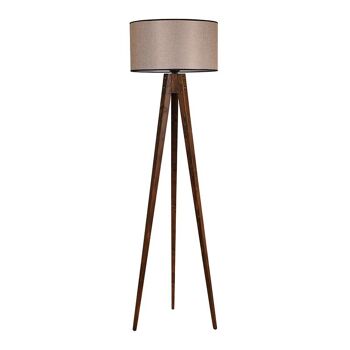 Lampadaire PLUTO Noyer - Moka 1