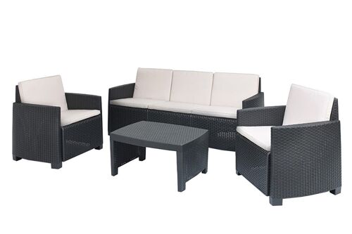 Garden Lounge Set AMSTERDAM Anthracite