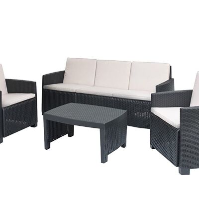 Garden Lounge Set AMSTERDAM Anthracite