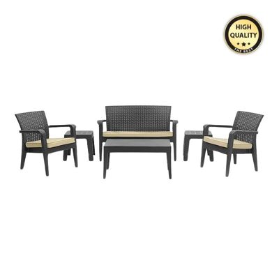 Garden Set GRANDE 6 pieces Anthracite