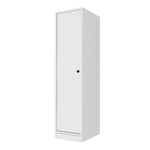 Kitchen - Bathroom Cabinet FLORA White 33,6x40x135cm