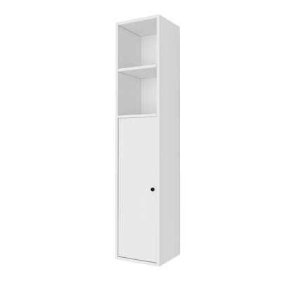 Kitchen - Bathroom Cabinet TUDOR White 33.6x30x160.8cm