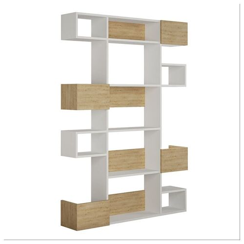 Bookcase MEXICO White - Oak