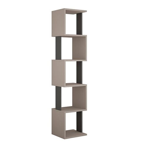 Bookcase STAIRS Light Mocha - Anthracite