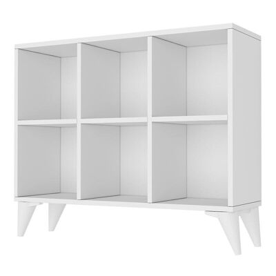 Bookcase/Shoe Rack MILENA White