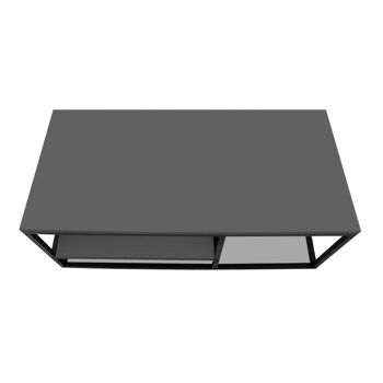 Table basse SPACE Anthracite 106x50x42cm 4