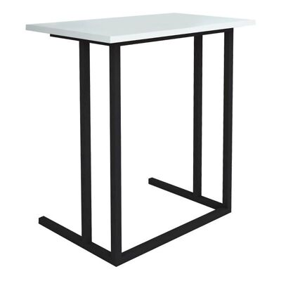 Table pour Ordinateur Portable SPRINT Noir - Blanc 60x35,5x65,5cm