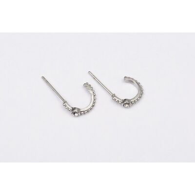 Earrings stainless steel SILVER - E60045060350
