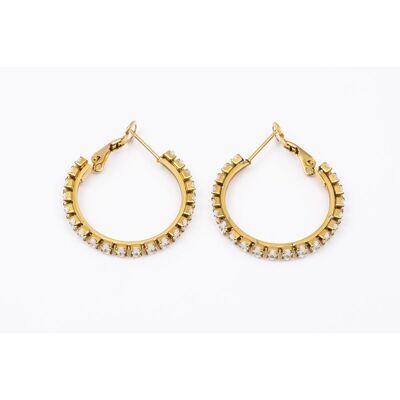Earrings stainless steel GOLD - E60178120599