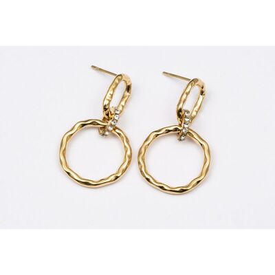 Earrings stainless steel GOLD - E60208190699