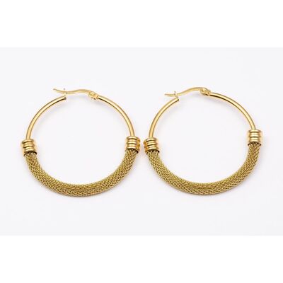 Earrings stainless steel GOLD - E60160095499