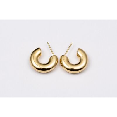 Earrings stainless steel GOLD - E60176100499