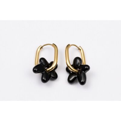 Earrings stainless steel GOLD - E60254120499