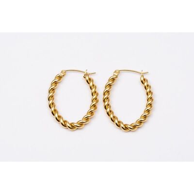 Earrings stainless steel GOLD - E60217110499