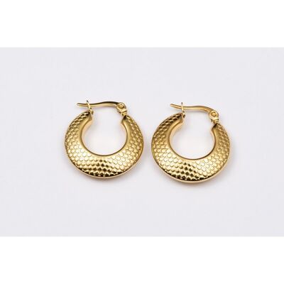 Earrings stainless steel GOLD - E60194090499