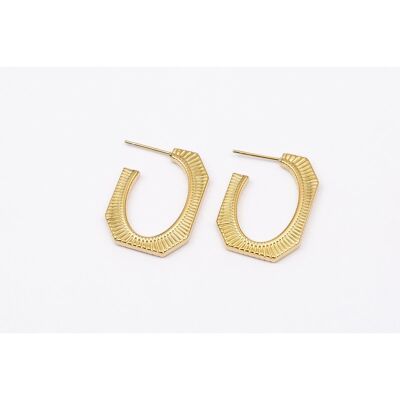 Earrings stainless steel GOLD - E60066085450