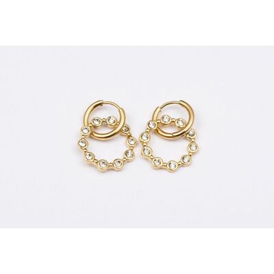 Pendientes acero inoxidable ORO - E60286145550