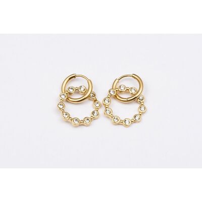 Earrings stainless steel GOLD - E60286145550