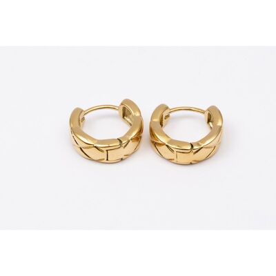 Earrings stainless steel GOLD - E60288125499