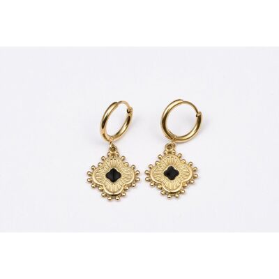 Earrings stainless steel GOLD - E60260090499
