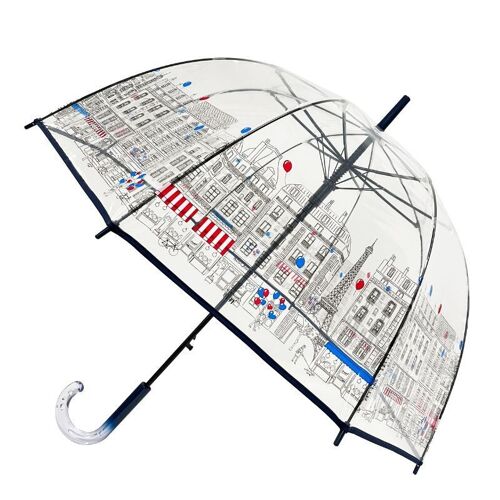 Parapluie Transparent Paris Skyline - Nouveauté !