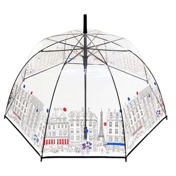 Parapluie Transparent Paris Skyline - Nouveauté ! 2