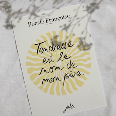 Carte Tendresse est le nom de mon père