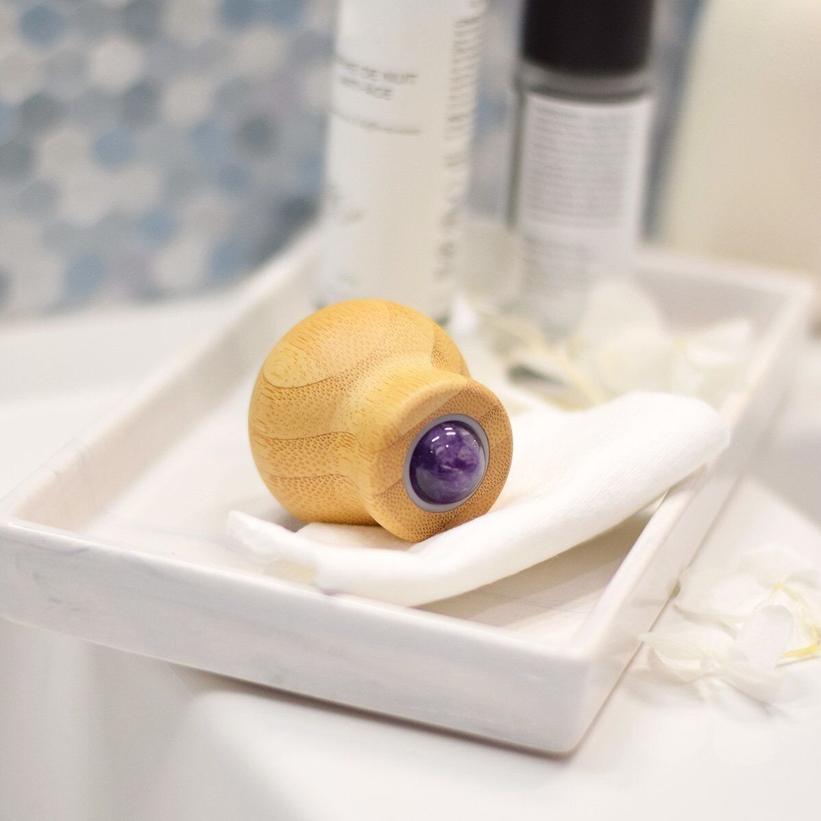 Amethyst-Körpermassage zum Aufrollen