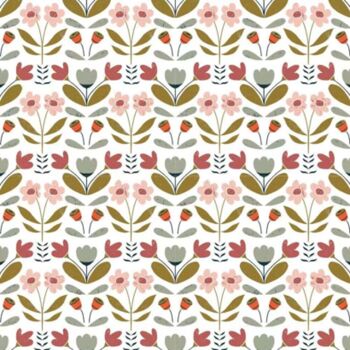 Serviettes en papier florales vintage conçues par Katie Harrison 1