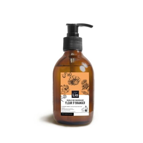 Huile de Massage FLEUR D'ORANGER (3 formats disponibles)