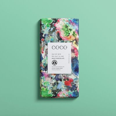 Isle of Skye Sea Salt & Lime 40% Milk Chocolate | 80g