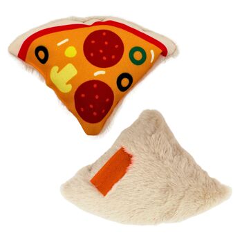 WufWuf Pupperroni Pizza Jouet interactif en peluche pour chien 7