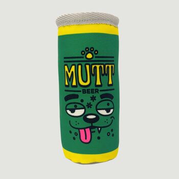 WufWuf Mutt Beer, jouet en peluche grinçant pour chien 1