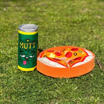 WufWuf Mutt Beer, jouet en peluche grinçant pour chien 8
