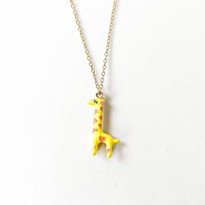 Chaîne pendentif girafe